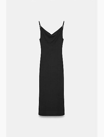 Vestido lencero midi sin mangas dilvin