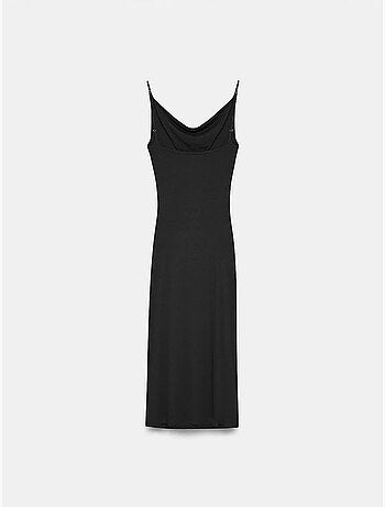 Vestido lencero midi sin mangas dilvin