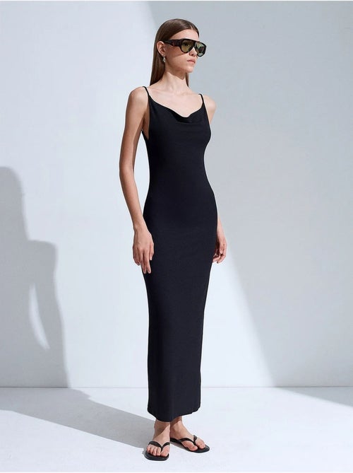 Vestido lencero midi sin mangas dilvin - Kiabi