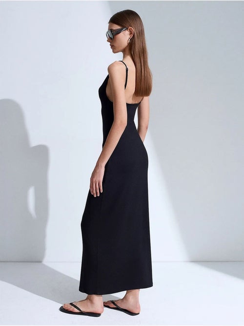 Vestido lencero midi sin mangas dilvin - Kiabi
