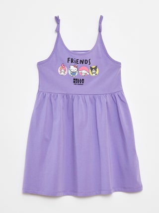 Vestido ligero con estampado 'Hello Kitty'