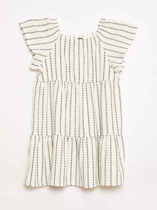 Vestido ligero con volantes - Kiabi