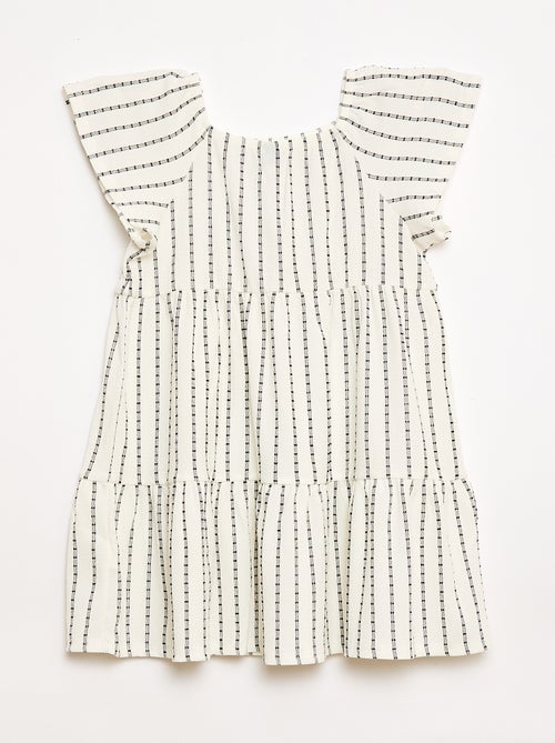 Vestido ligero con volantes - Kiabi