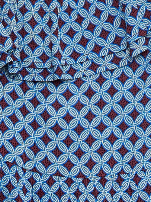 Vestido ligero de tirantes y volantes liso - Kiabi