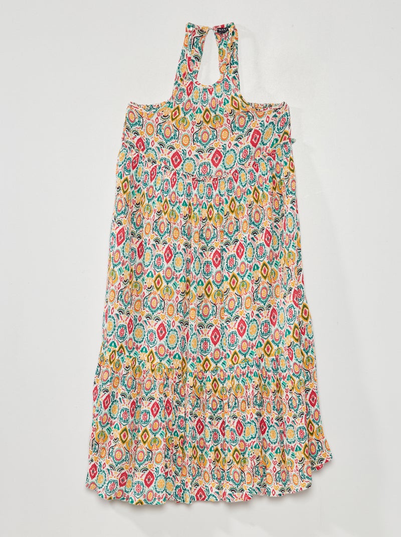 Vestido ligero estampado AMARILLO - Kiabi