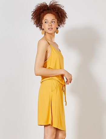 Vestido ligero liso - Kiabi