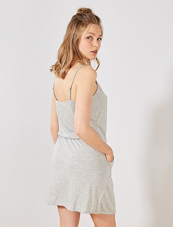 Vestido ligero liso - Kiabi