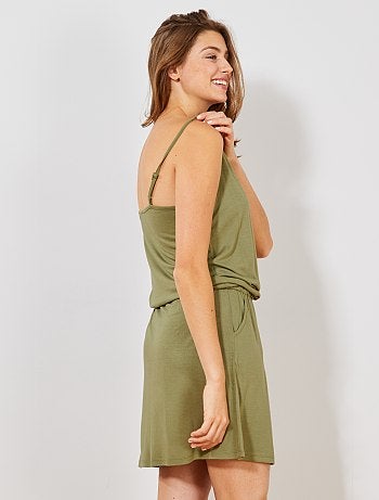 Vestido ligero liso - Kiabi