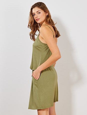 Vestido ligero liso - Kiabi