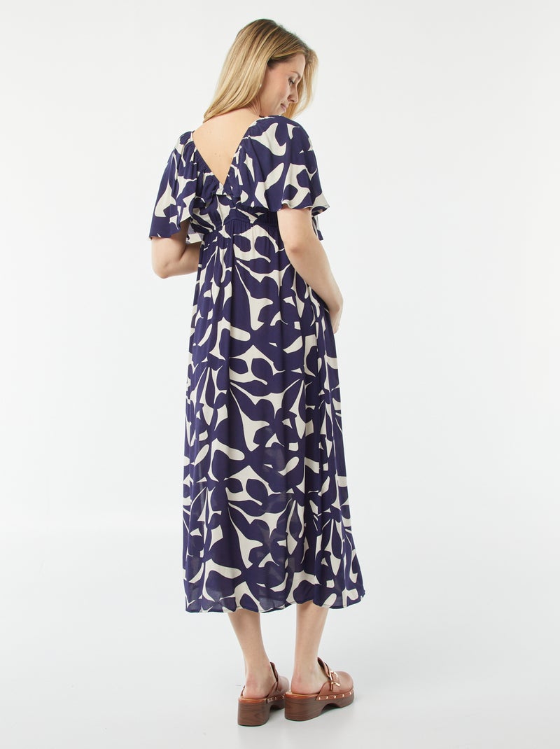 Vestido ligero premamá Azul - Kiabi