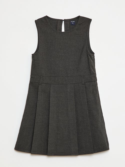 Vestido liso a media pierna - Kiabi