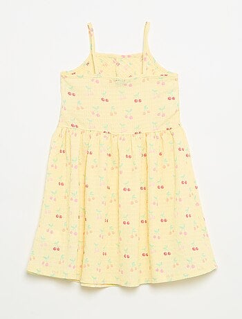 Vestido liso de tirantes finos