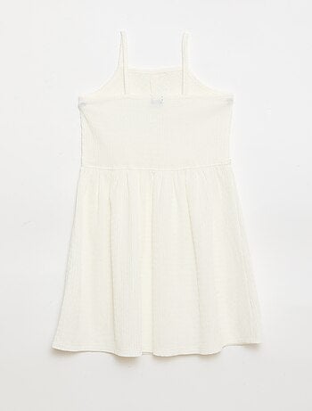 Vestido liso de tirantes finos