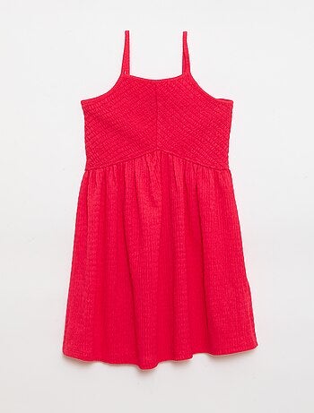 Vestido liso de tirantes finos