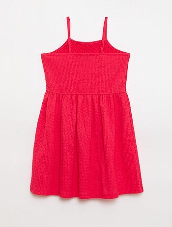 Vestido liso de tirantes finos