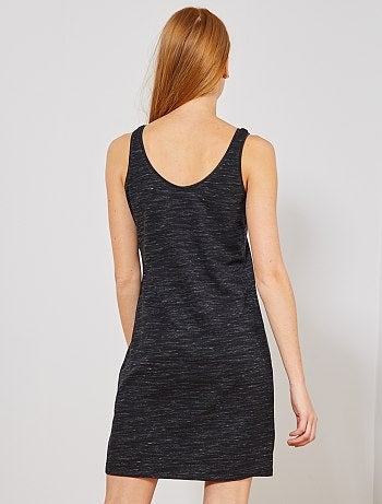 Vestido liso largo sin mangas - Kiabi