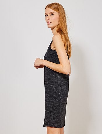 Vestido liso largo sin mangas - Kiabi