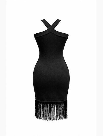 Vestido maxi de algodón mixray