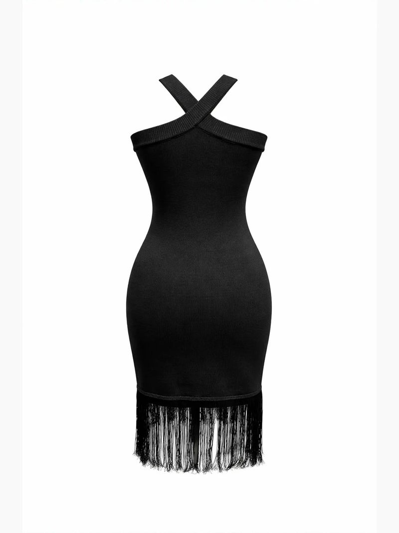 Vestido maxi de algodón mixray Negro - Kiabi