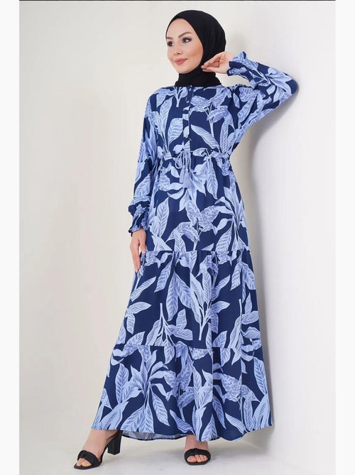 Vestido maxi de crepé de viscosa floral bdart - Kiabi Vestido maxi de crepé de viscosa floral bdart - Kiabi