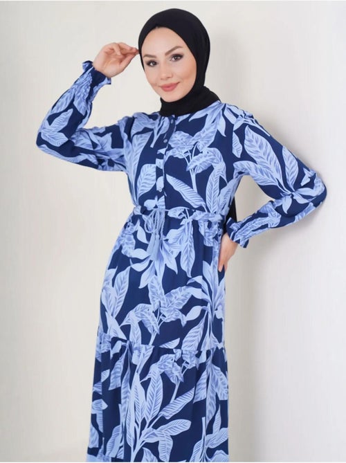Vestido maxi de crepé de viscosa floral bdart - Kiabi Vestido maxi de crepé de viscosa floral bdart - Kiabi