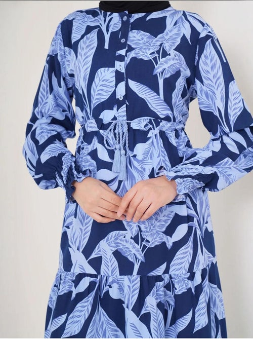 Vestido maxi de crepé de viscosa floral bdart - Kiabi Vestido maxi de crepé de viscosa floral bdart - Kiabi