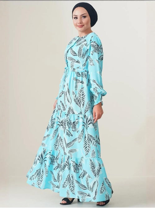 Vestido maxi de crepé de viscosa floral bdart - Kiabi Vestido maxi de crepé de viscosa floral bdart - Kiabi