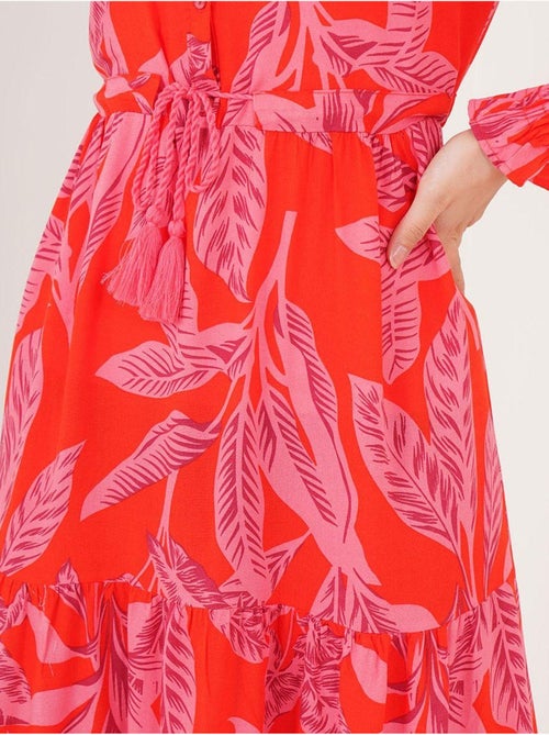 Vestido maxi de crepé de viscosa floral bdart - Kiabi Vestido maxi de crepé de viscosa floral bdart - Kiabi