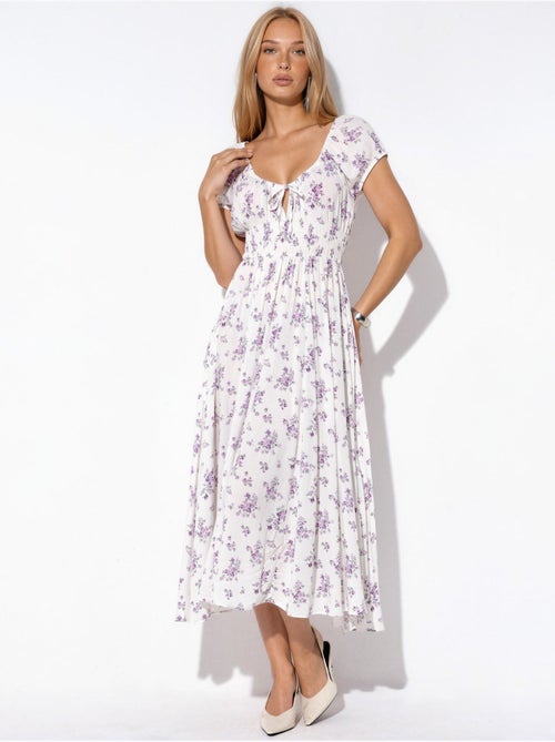 Vestido maxi de viscosa floral busem - Kiabi