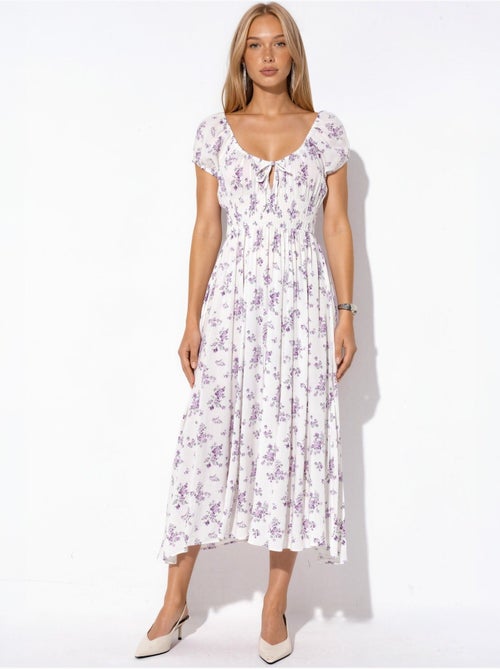 Vestido maxi de viscosa floral busem - Kiabi