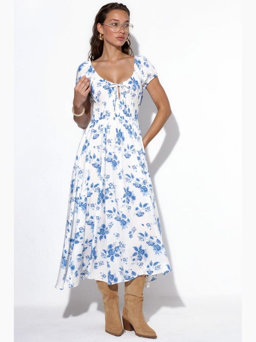 Vestido maxi de viscosa floral busem - Kiabi Vestido maxi de viscosa floral busem - Kiabi