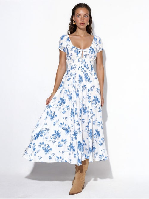 Vestido maxi de viscosa floral busem - Kiabi Vestido maxi de viscosa floral busem - Kiabi