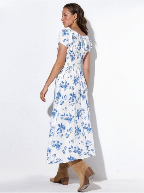 Vestido maxi de viscosa floral busem - Kiabi Vestido maxi de viscosa floral busem - Kiabi