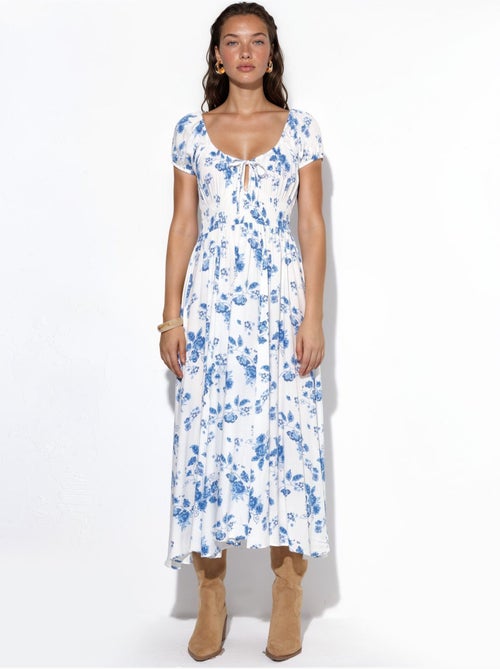 Vestido maxi de viscosa floral busem - Kiabi Vestido maxi de viscosa floral busem - Kiabi