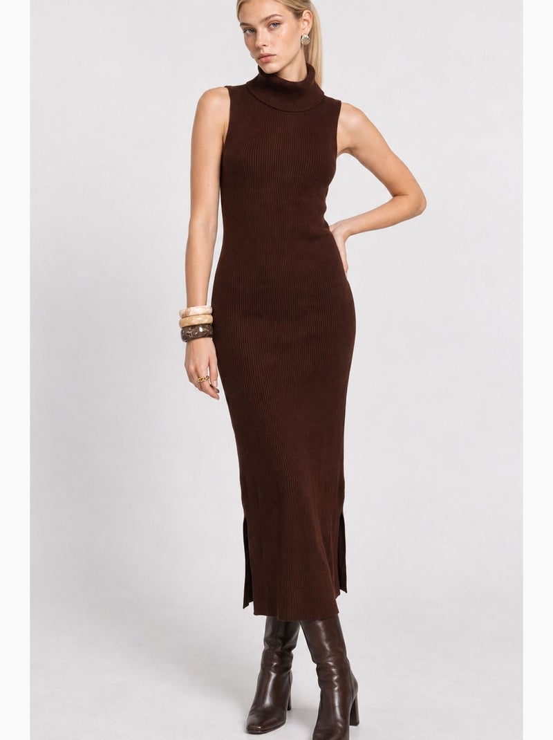 Vestido maxi istanbul Marrón - Kiabi