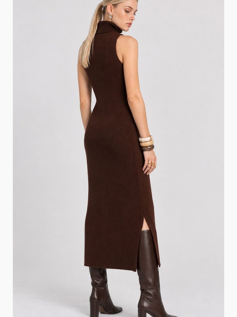 Vestido maxi istanbul Marrón - Kiabi