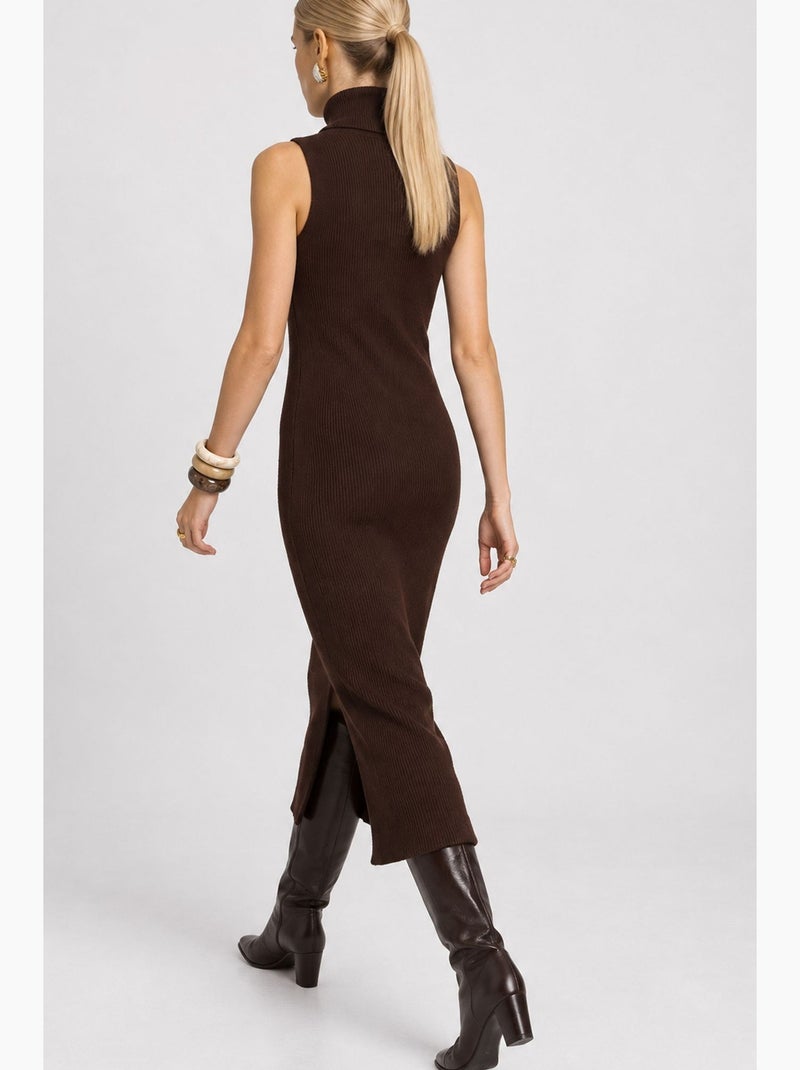 Vestido maxi istanbul Marrón - Kiabi