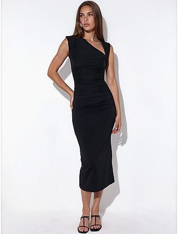 Vestido maxi sin mangas busem