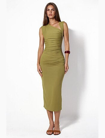 Vestido maxi sin mangas busem