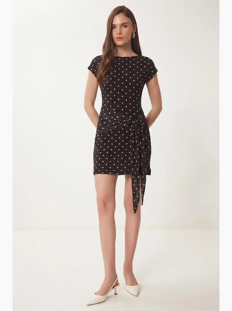 Vestido midi ajustado de tul istanbul Marrón - Kiabi