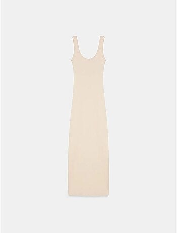 Vestido midi ajustado sin mangas dilvin