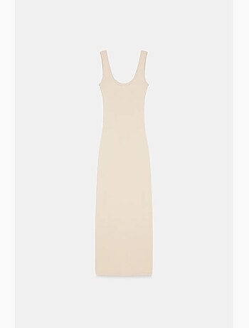 Vestido midi ajustado sin mangas dilvin