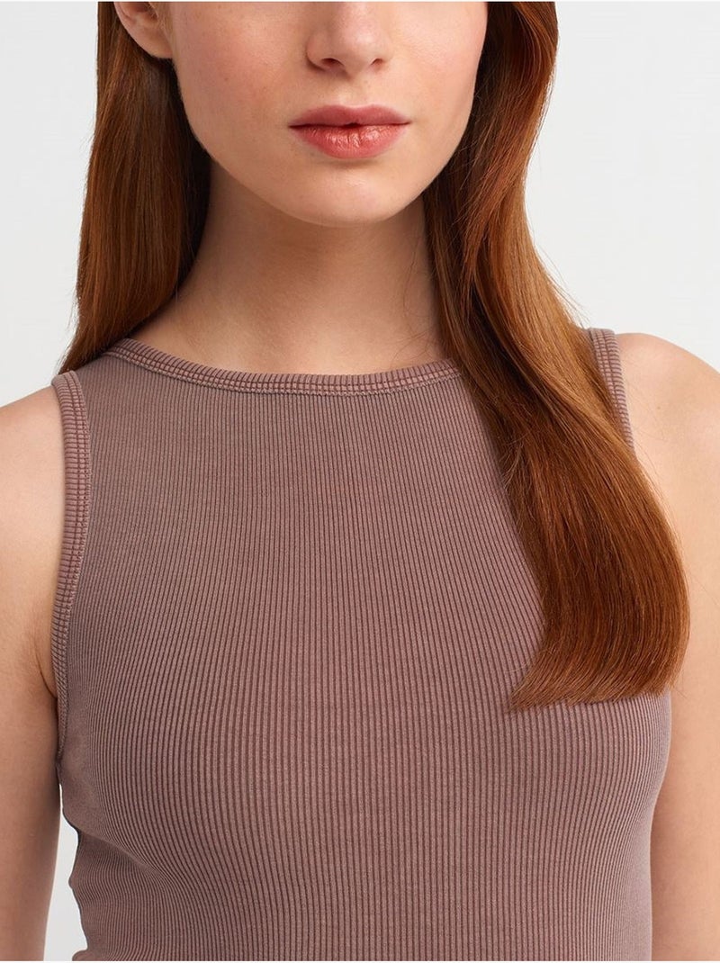 Vestido midi ajustado sin mangas dilvin Malva - Kiabi