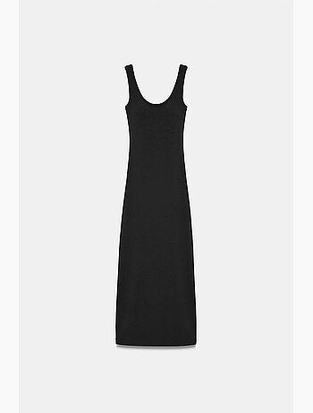 Vestido midi ajustado sin mangas dilvin