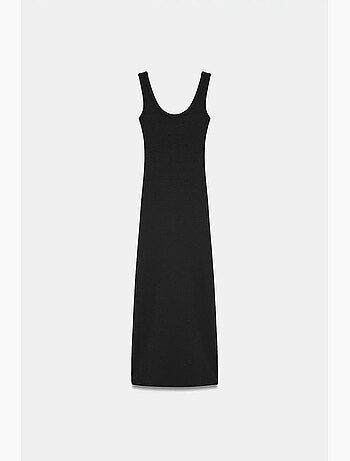 Vestido midi ajustado sin mangas dilvin