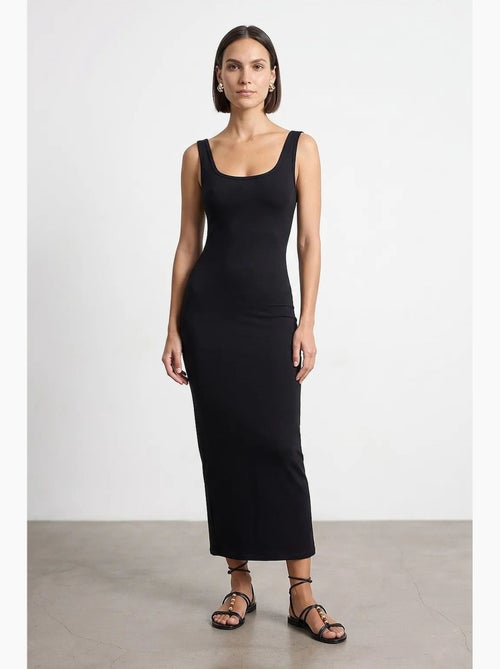 Vestido midi ajustado sin mangas dilvin - Kiabi