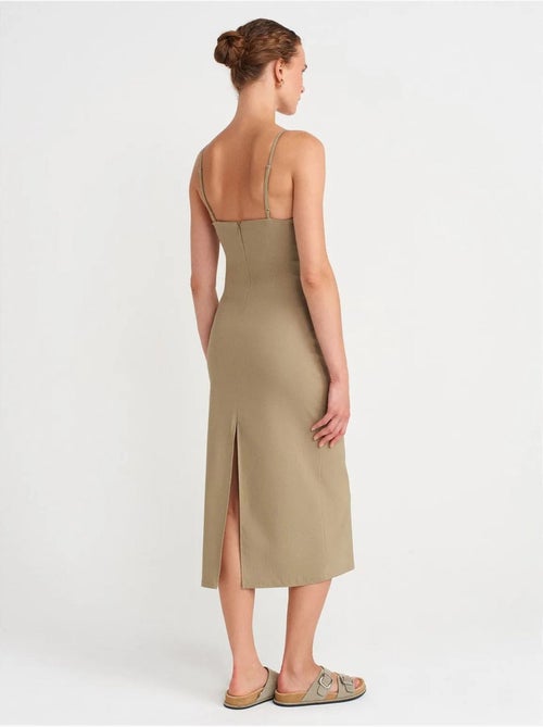 Vestido midi bodycon sin mangas dilvin - Kiabi Vestido midi bodycon sin mangas dilvin - Kiabi
