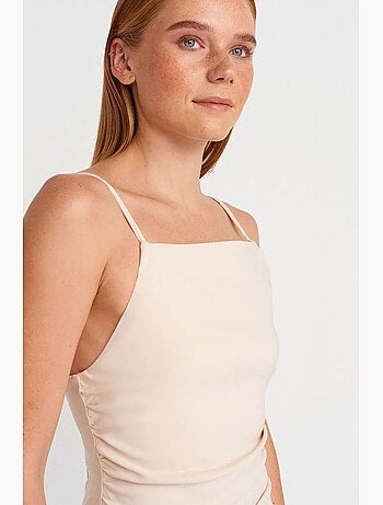 Vestido midi bodycon sin mangas dilvin