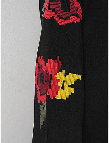 Vestido midi bordado bdart