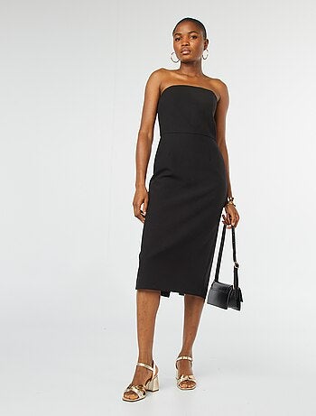Vestido midi bustier
